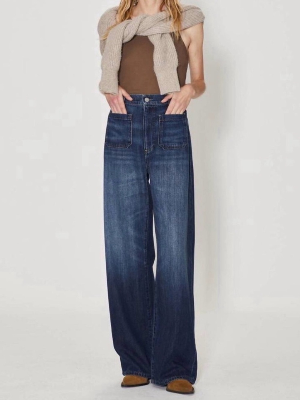 Le Jean Amber Soft Barrel Jean Size 27